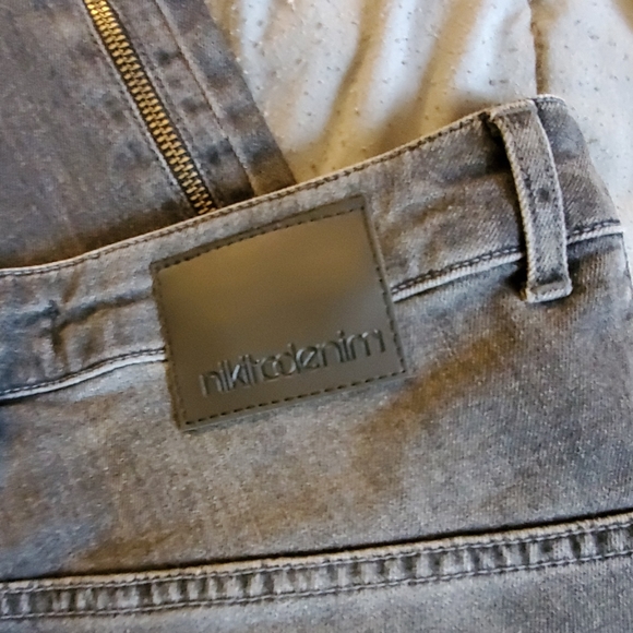 Nikitadenim Mens Black & Charcoal Gray Jeans - Picture 7 of 9